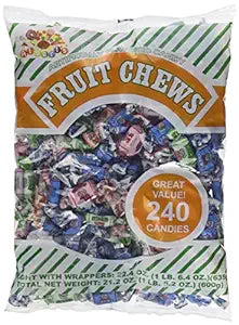 Albert's Fruit Chews - Assorted Flavors (240 Candies)